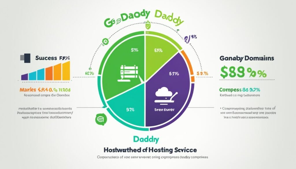 GoDaddy Market Share and Registered Domains