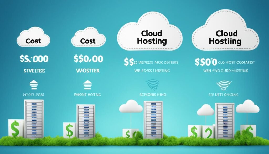 cost factors in web hosting and cloud hosting
