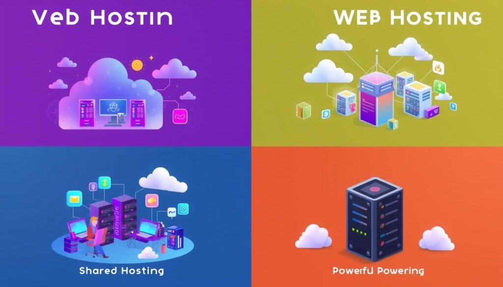 types of web hosting